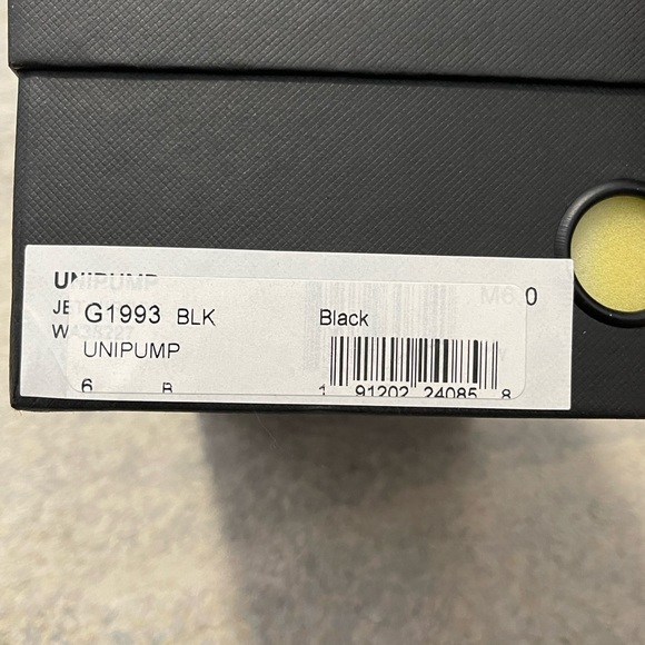 NIB Women's Size 6 Coach G1993 Unipump Jet Mirror Leather 1.5" Heels In Black - Picture 4 of 12